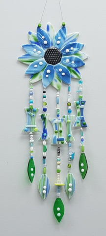 Fused Glass Wind Chime
